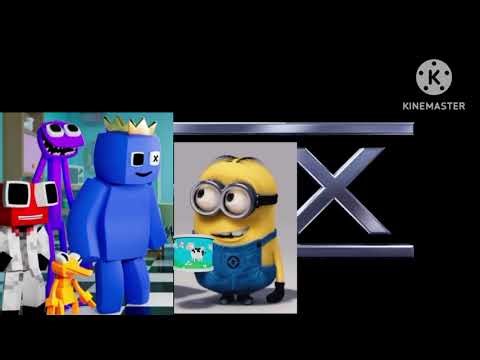 Thx logo moo can rainbow friends and Minions