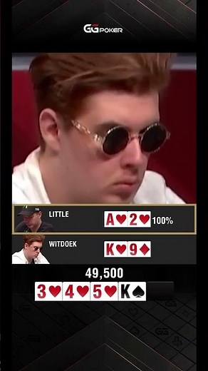 STRAIGHT FLUSH on the Flop🔥#wsop