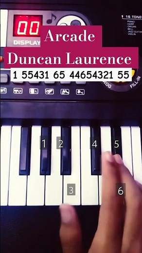 Arcade - Duncan Laurence (Piano Tutorial) #viral #shorts