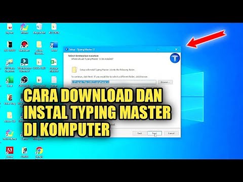 CARA DOWNLOAD DAN INSTAL TYPING MASTER DI LAPTOP ATAU KOMPUTER