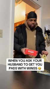 36K views · 1K reactions | This man literally bought me pads and chicken wings 臘‍♀️藍 #couplegoals #explorepage #funnyvideos #prankster #husbandandwifecomedy #reelstrending #fbreels2025ツ #couplelife #comedy #prank #tiktok #couplescomedy #hilarious #relationship #foryoupageシ #couplegoals #reelsviralシfb #trendingnow #reelsinstagram #fbpost2025シ | Shae & Chris | Facebook