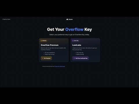 TUTORIAL: How to get a Overflow Hub Key with Lootlabs (PC/MOBILE) 2026 WORKING