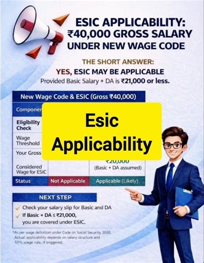 || Esic applicability as per the new wage code | New labour code | HR ||