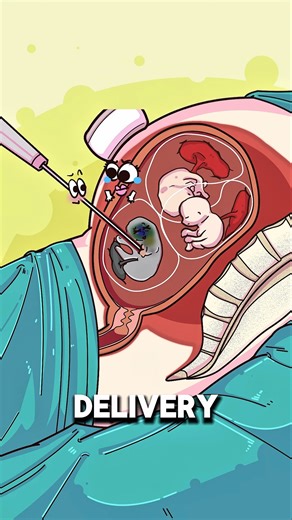 How Mother Handled Fetal Reduction for Her Triplets ❤️👶..!!#health #animation #fypシ #shorts