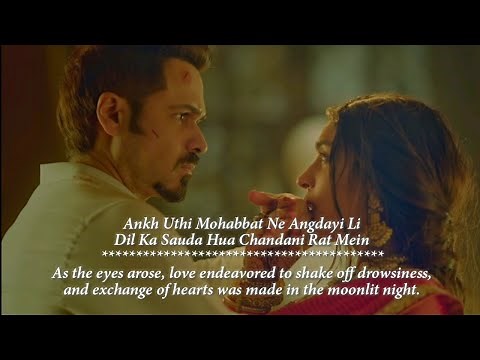 Lut Gaye - Lyrics With English Translation - Jubin Nautiyal | ankh uthi mohabbat ne angrai li