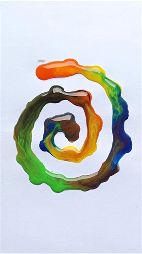 Water drop color mixing shorts #art #shorts #waterdrop #colormixing