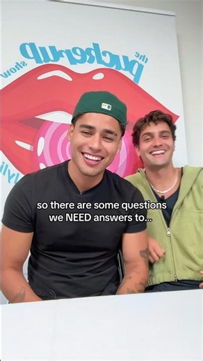 ANDREW & DOM! PUCKER UP! we asked….#andrewdavila #dombrack #ampworld #amp #lexirivera #sofiedossi