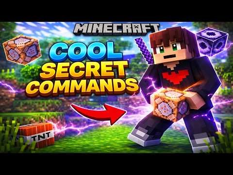 Cool Secret Minecraft Commands You Didn’t Know! 😱🔥 #minecraft #gaming