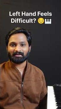 Why Left Hand is Hard on Piano for Beginners (Explained) #pianolesson