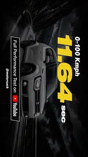 MARUTI SUZUKI IGNIS 1.2 MT - 0-100 Kmph in 11.64s