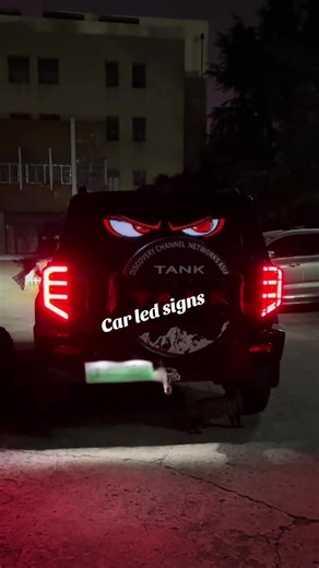 Illuminate Your Ride with Devil Eyes LED Car Signs