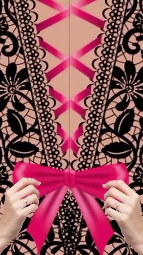 Creative Ribbon and Lace Fabric Manipulation Tutorial