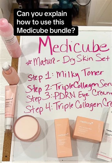 How to Use the Medicube Bundle for Dry Mature Skin