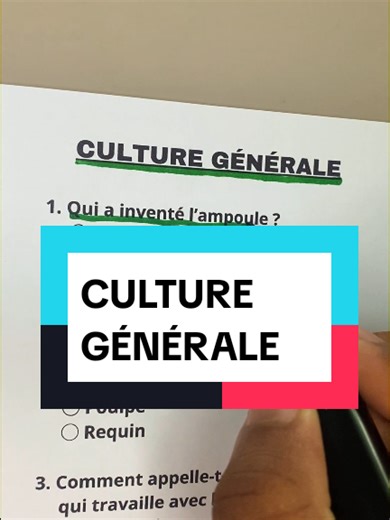 Quiz de Culture Générale en France