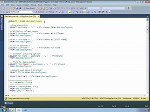SQL Server 2012: Introduction to T-SQL (Full)