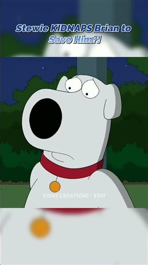 Stewie KIDNAPS Brian to Save Him?! 😳💀 #familyguy #shorts #stewiegriffin