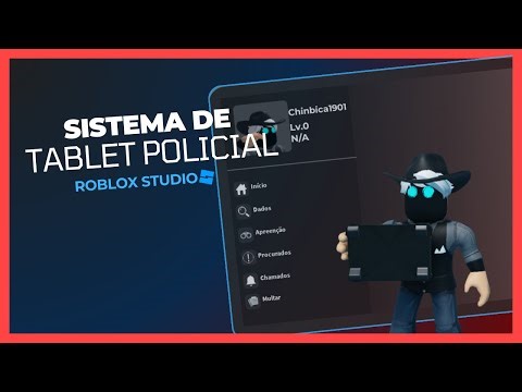 Sistema De MDT (Tablet Policial) ainda em desenvolvimento - ROBLOX STUDIO