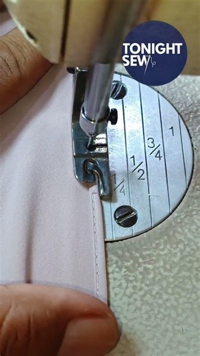 Finishing a Seam When Using a Hem Foot #sewing #sewingtips #hemmingfoot