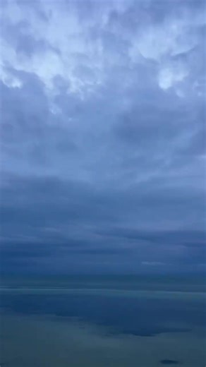 Wintery sunrise 🌅 in Key West! Thanks for being here 🙏 #Florida #ocean #sunrise #clouds #KeyWest