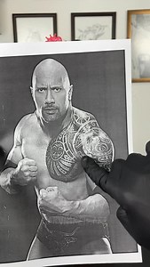 The Rock tattoo on Snow White #tattoo #tattooideas #tattooviral #tattooasmr #tattoochallenge | Marvim Reis Art