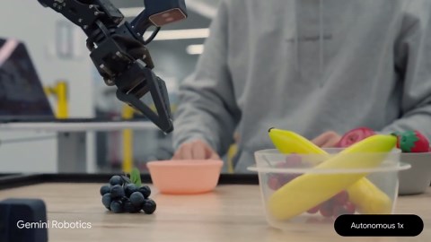 Gemini Robotics Demo Fruit Bowl