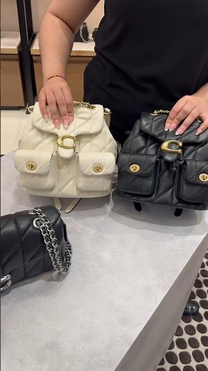 NEW Coach Backpack Try-On