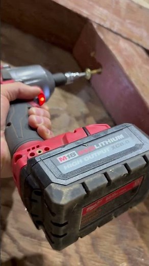 Lag bolt install with M18 impact driver