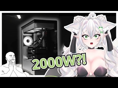 [REACTION] VTuber Reacts to "I built a 2000W+ PC. It crushes everything."