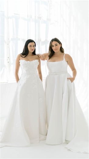 Rebecca Schoneveld on Instagram: "I am so excited to finally share a big project we've been working on!⁠ We built a really fun tool to accompany our Mix+Match Collection! ⁠ ⁠ In partnership with @ThredX, our Mix+Match App lets you virtually design your own gown — your silhouette, your proportions, your movement, your joy!⁠ ⁠ Because women deserve options.⁠ Because your body deserves clothes that work for you (not the other way around!).⁠ Because creativity feels good!⁠ And because finding your p