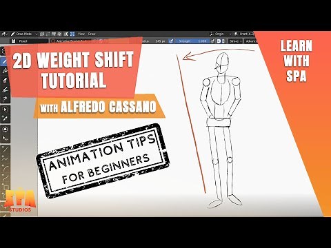 How to WEIGHT SHIFT in 2D ANIMATION