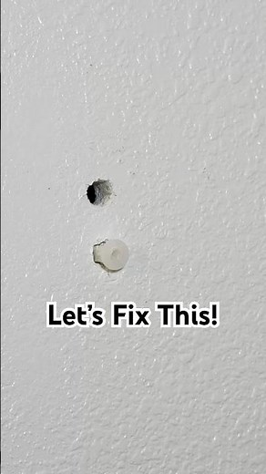 The Easiest Way to Fix a Loose Drywall Anchor! #shorts