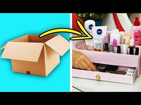 27 LINDAS FORMAS DE REUTILIZAR CAJAS DE CARTÓN