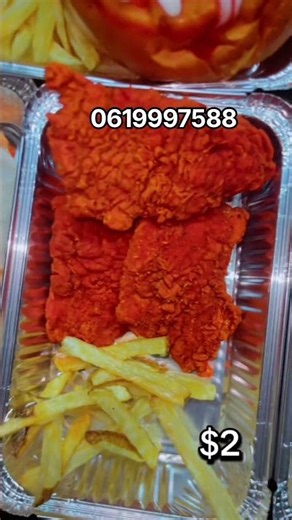CHICKEN FRIES SHAWARMA BURGER