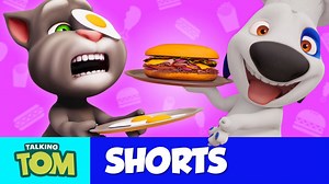 321K views · 7.4K reactions | Things are heating up in Talking Tom’s kitchen! Tom tries to become a better cook, but Talking Hank’s not going to give up his title as the reigning Chef Champion so easy. With big egos and even bigger sandwiches battling it out, is the kitchen big enough for the both of them? #TalkingTomShorts #Cooking #TalkingTomandFriends | Talking Tom | Facebook
