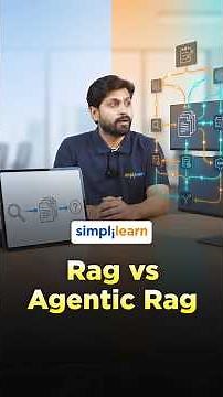 RAG vs Agentic RAG: What's the Difference? | Traditional RAG vs Agentic RAG | #Shorts | #Simplilearn