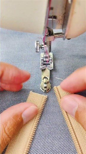 trick to insert the zipper head #trick