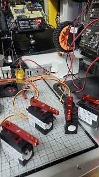 Arduino Servo Motor + MPU6050 Robot Balance Control #HumanoidRobot #RobotBuilding