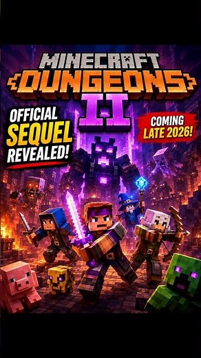 Minecraft Dungeons 2: EVERYTHING You Need to Know! ⚔️ #minecraft