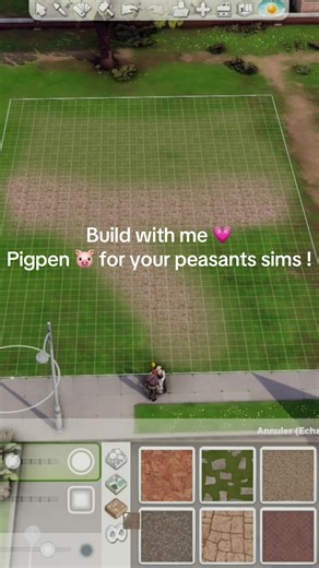 Peppa pig 🐽 house I really want to do more peasants homes !!! #thesims4 #sims4 #simstok #speedbuild