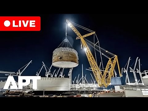 LIVE | World's Largest Crane ‘Big Carl’ Lifts Massive Reactor Dome at UK’s Hinkley Point C | APT