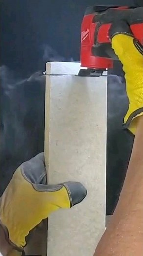 Cut Fiber Cement Board with Your MULTI TOOL EASILY! #diy #fibercement #hardiesiding #tipsandtricks