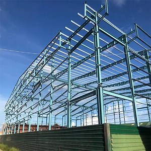[Hot Item] Pre-Engineering Prefabricated/ Prefab Building Workshop/Warehouse Building Light Industrial Design Workshop Steel Frame Structure