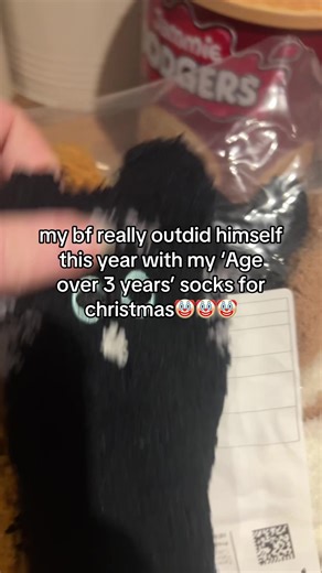 hope my 4 year old niece likes her new socks lol #boyfriend #christmas #present #fyp