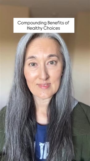 I want you the experience the compounding benefits of healthy lifestyle choices. #metabolichealth | Christina Wahl