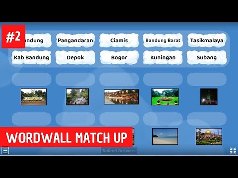 HOW TO CREATE A MATCH UP WORDWALL