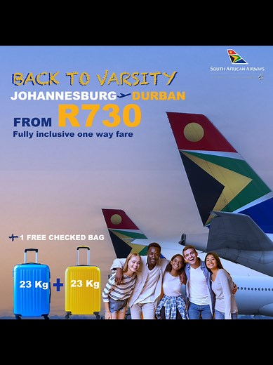 Exclusive Student Fares with Extra Baggage Allowance