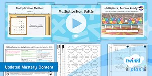 PlanIt Maths Year 6 Addition, Subtraction, Multiplication and Division Lesson Pack 4: Multiplying Three-Digit Numbers By Two-Digit Numbers Using Long Multiplication