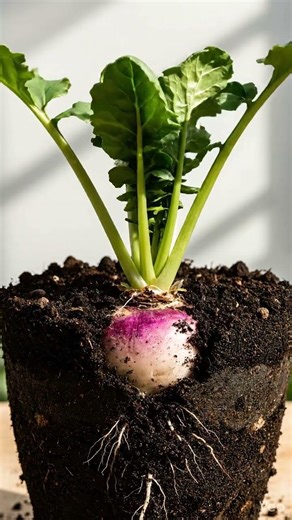 Growing Turnip From Seed Time Lapse – 55 Days