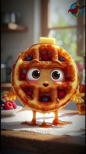 Sweet Custard Friends 🍮 Funny Talking Dessert Cartoon #shots #viral