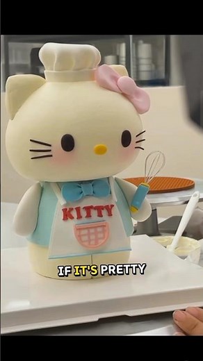Hello kitty cake #asmr #cakedecorating #tutorial #story
